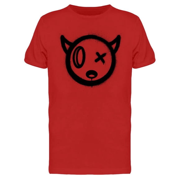 Little Devil Sprayed T-Shirt Men -Image by Shutterstock, Male x-Large