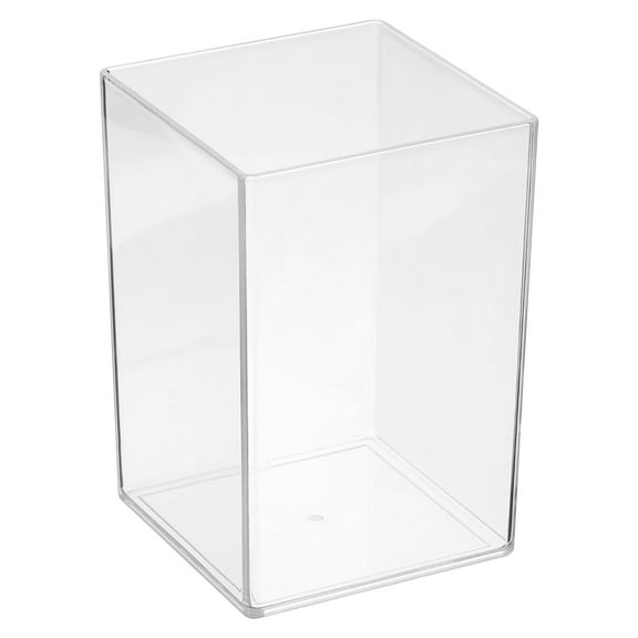 Uxcell Clear Acrylic Pen Holder Pencil Holder Pen Organizer Pencil Cup Makeup Brush Holder Transparent