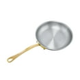 thumbnail image 4 of Mauviel M'Cook B 5-Ply Polished Stainless Steel Frying Pan With Brass Handle, 10.2-in, 4 of 6
