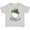 AC-Heather Grey, variant on Hello, I'm New Here Cute Baby Turtle Boys or Girls Toddler T-Shirt