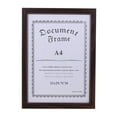 thumbnail image 2 of A4 Size Wooden Frame For /Certificate/Photo/Artwork/ Picture /Documents- Perfect For Vertically Or Horizontally Display -Wall Mount coffee, 2 of 8
