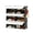 Black, variant on 8-Tier Shoe Rack Storage Cabinet with Door, Stackable Shoe Organizer for 42 Pairs, Dustproof Breathable Entryway Closet, Black