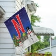 thumbnail image 3 of America Forever Winter Snowman Monogram Letter N House Flag 28 x 40 inch Double Sided, Christmas Snowman Flag, Xmas Tree Winter Holiday Farmhouse Yard Seasonal Xmas Outdoor DÃ©cor, 3 of 5