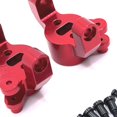 thumbnail image 4 of ZheElen Poids Lourds C Moyeux Roulette Blocs pour 1/10 ZP1001 ZP1002 Chenille RC Voiture Partie Rouge, 4 of 6