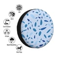 thumbnail image 6 of PUREYAH Cobblestone Blue Random Dots Rv Spare Tire Cover, Wheel Covers Protectors Universal Fit for Camping Travel Trailer Truck 16 inch, 6 of 6