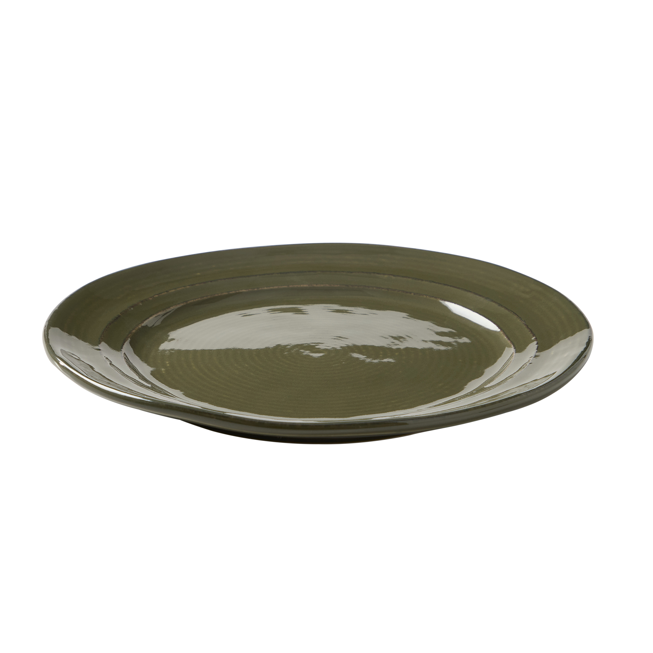 Better Homes & Gardens Artisan Stoneware Dinnerware Set, Green, 12-Piece photo 8