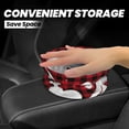 thumbnail image 4 of Naloa Christmas Buffalo Plaid Car Trash Can Garbage Car Accessories Trash Can Car Waste Bin for for Driver and Passenger Any Vehicle, 4 of 7