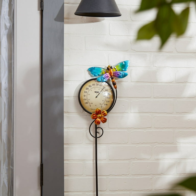 Dragonfly Garden Thermometer