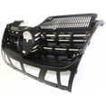 thumbnail image 3 of For 05-10 Jetta Sedan & Wagon Front Face Bar Grill Grille Assembly Black Plastic, 3 of 5