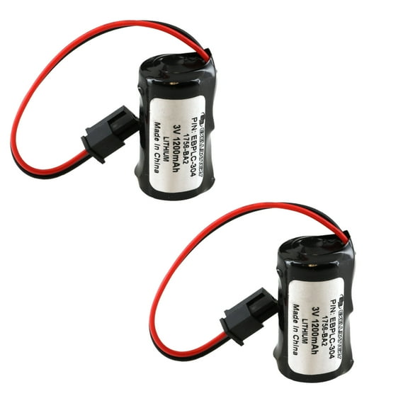 2x PLC 3V 1200mAh Battery Compatible with Energy  Allen Bradley  5561 5562 5563