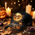 thumbnail image 3 of Halloween Print Baseball Cap Snapback Adjustable For Men Women Classic Casual Sports Daily Wear Sun Hat, 3 of 3