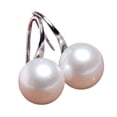 thumbnail image 2 of SmartBy Hook Earrings Elegant Easy Matching Compact Faux Pearl Women Jewelry for Shopping Dating, 2 of 7