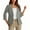 Gray, variant on Blazers for Women Lightweight 3/4 SleeveSuit Fashion V-Neck Coat Casual Business Blazer Jacket with Pockets and Padded Shoulder Classic Working Dressy