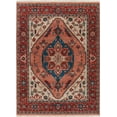 thumbnail image 3 of Artemis by Jaipur Living Avon HandKnotted Medallion Red Blue Area Rug 8'X10', 3 of 3