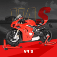 thumbnail image 5 of 1/6 Scale Racing Motorcycle Model, Alloy Simulation Bike with Light & Sound, Ignition System, Smoke Spray, Diecast Motorcycle for Adult, 5 of 6