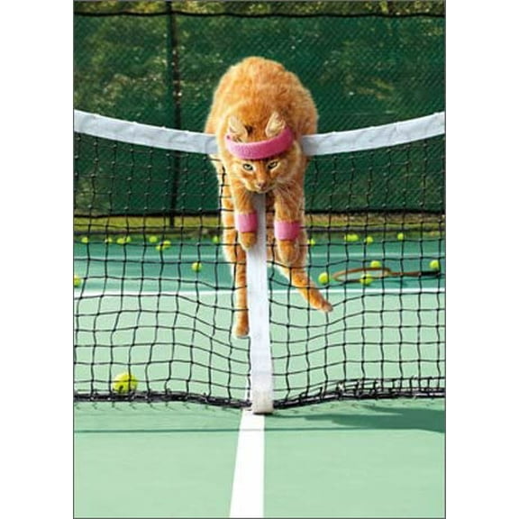 Just Because Greeting Card (tennis) w/ Envelope