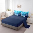thumbnail image 3 of Erosebridal Blue Octopus Bed in a Bag Full size,Marine Animal Bed Set,Ultra Soft Reversible Bedding Full Size,Ocean Theme Decor,7-Piece, 3 of 6