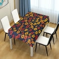 thumbnail image 4 of Yayeee Tablecloths 60" x 108" Rectangle Wrinkle Resistant Party Table Cover, Yellow Floral, 4 of 8