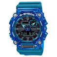 thumbnail image 2 of GA900SKL-2A Sound Waves Skeleton Series Watch, Teal, 2 of 2