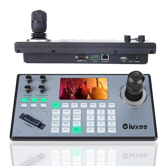 Controlador de cámara PTZ iuZee con pantalla LCD de 5" y teclado PoE