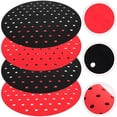 thumbnail image 1 of Raindrops 4Pcs Reusable Silicone Mat for Air Fryer Nonstick and Heat Resistant 8 Inch, 1 of 6