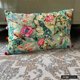 thumbnail image 3 of Funda de cojín decorativa rectangular HomeCentric turquesa, 30 x 45 cm (12 x 18 pulgadas). Algodón bordado con pájaros y pavos reales. Fundas de cojín para sofá, cama y patio. Floral contemporáneo., 3 of 8