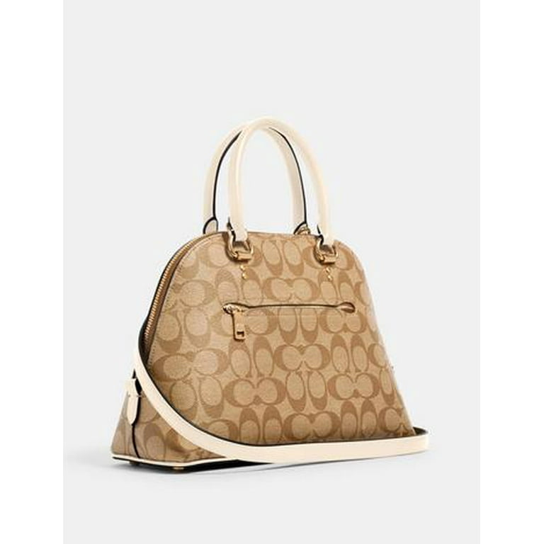 COACH 2558 Katy Satchel In Signature Canvas In Light Khaki Chalk Walmart