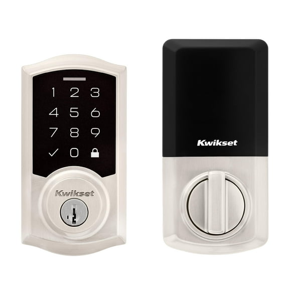 Kwikset SmartCode 270 Cerrojo electrónico sin llave, cerradura de puerta automática