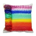 thumbnail image 1 of EREHome Housse de Coussin Arc-en-Ciel 18x18 Pouces, 1 of 1