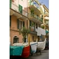 thumbnail image 2 of Kaveney, Wendy 17x24 Gold Ornate Wood Framed with Double Matting Museum Art Print Titled - Italy, Manarola Boats stored on the streets, 2 of 4