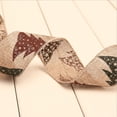 thumbnail image 4 of AUPERTO Christmas Burlap Ribbon, Red White Brown, Wired Edged, Ribbons & Bows, 4 of 5
