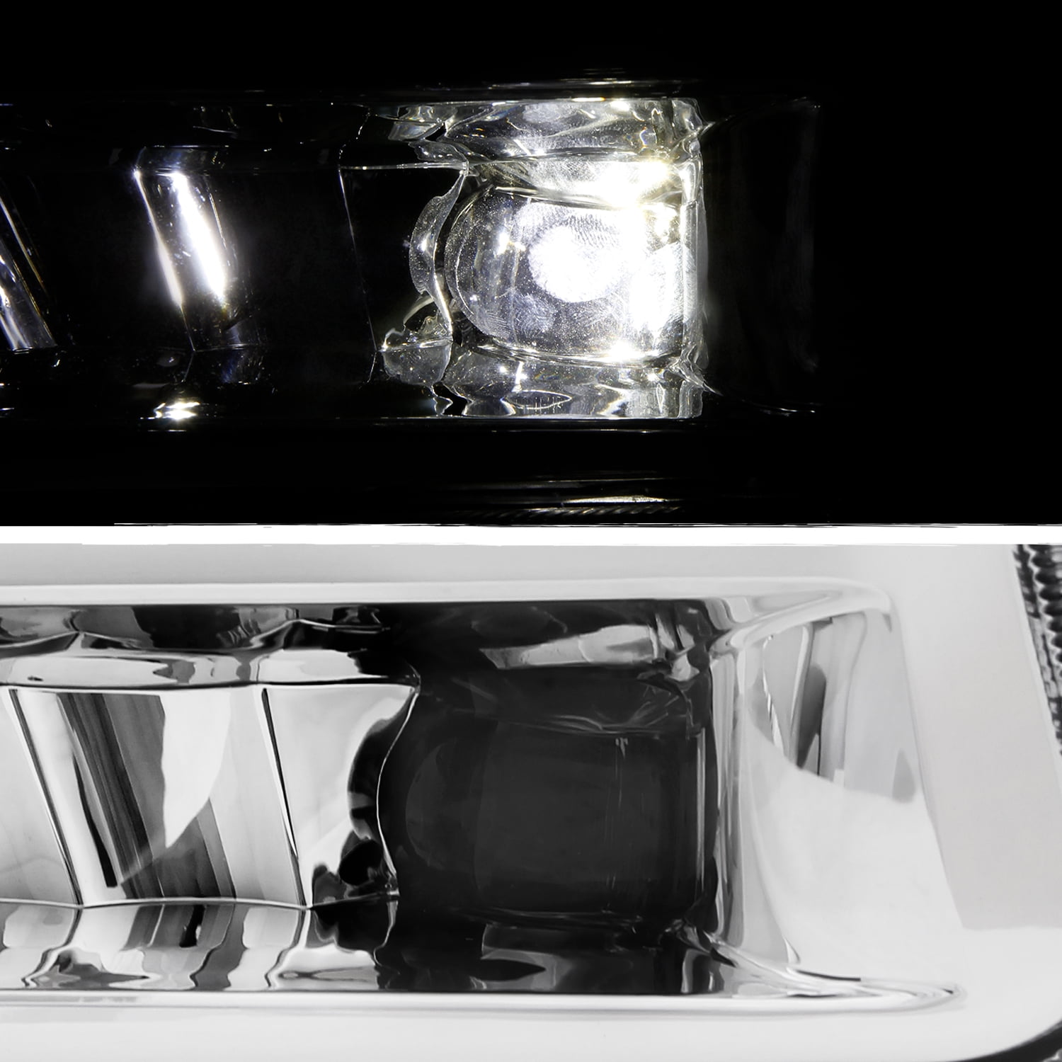 AKKON - Fit 2020-2024 Nissan Titan LED Model OE Style Fog Lights w/Switch Clear Lens Replacement Lamp Pair/Set