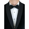 thumbnail image 3 of DTI BB Signature Men's One Button Shawl Lapel Black Velvet Tuxedo Suit Black, 3 of 5