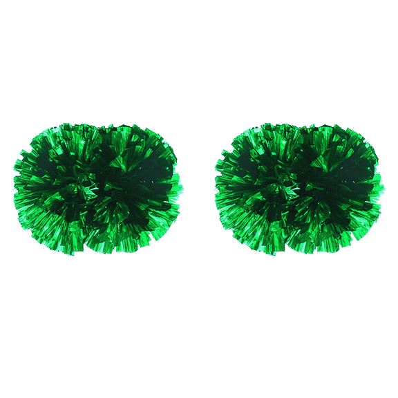 YOUHO Cheerleading Pom Poms with Baton Handle for Team Spirit Sports Dance Cheering Kids Adults(2 packs)