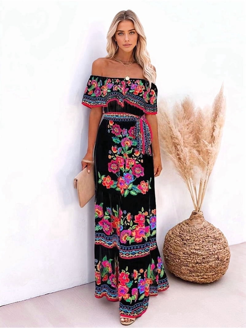 black and red mexican dress Mexican Floral Embroidered plus size princess gown with Charro, Ruffles, and Appliques for Flower Girls