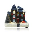 thumbnail image 2 of Matsuzay Adorno de casa de luz de Navidad 2021 Año Nuevo Navidad resina casa de nieve decoración brillante decoración de iluminación alimentada por Kits de decoración para fiestas No.01 Matsuzay HA008049-01B, 2 of 6