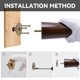 thumbnail image 5 of Geesatis Paquete De 4 Patas De Muebles De Madera De 18 Cm / 7 Pulgadas Reemplazo De Patas De Cocina De Gabinete Resistentes Decorativas Para Sofás De Mediados De Siglo Con Perno De Suspensión M8 Y Tor, 5 of 5