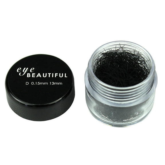 Premium MINK Individual Loose Lashes D Curl 10mm to 14mm Eyelash Extension 15MM