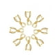 thumbnail image 4 of unbranded 100Ud Gua Zi Kou Accesorios De Metal En Oro Rosa Para Bisutería Con Conector Pinza Y Material De Latón, 4 of 5