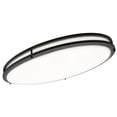 thumbnail image 2 of Maxxima 32” 3 CCT Oval Black LED Ceiling Mount Light Fixture, 3000K-5000K, Dimmable, 2 of 10