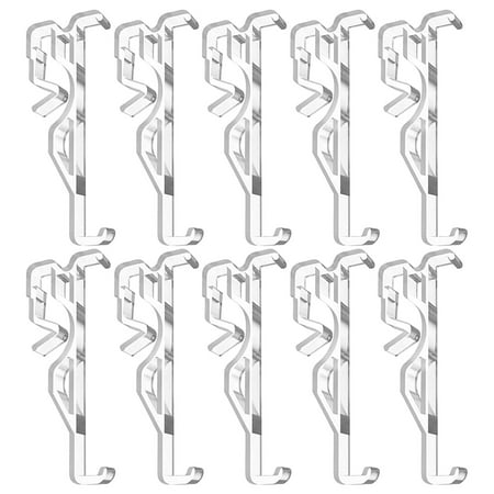 

Miangastore Blind Valance Clips 10pcs Clear Window Accessory