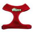 thumbnail image 2 of Believe Screen Print Soft Mesh Harnesses Red Medium, 2 of 2