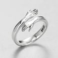 thumbnail image 4 of Qarigey Anillo amor inoxidable moda personalizar presente anillos de dedo simples joyería de moda fiesta boda compromiso regalo Ropa, zapatos y accesorios Miscelánea, 4 of 6