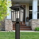thumbnail image 5 of Luz exterior para postes Darkaway, 42 cm, IP65, aluminio negro, 110 V-220 V, 5 of 8