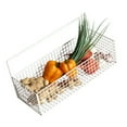 thumbnail image 1 of Wire Basket, Kitchen Storage Basket Drill Free with Adhesive Backing for Pantry, 1 of 8