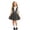 Grey, variant on Girls Back-to-School Pleated Jumper Dress Kids School Uniform Style Overall Skirt Toddler Classic Preppy A-Line Gown Academic Outfits for Little Girls Ages 2-9 Years Navy