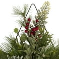 thumbnail image 4 of Northlight 24" Pine Christmas Tree Wall Hanging Decoration with Berries and Holly, 4 of 5