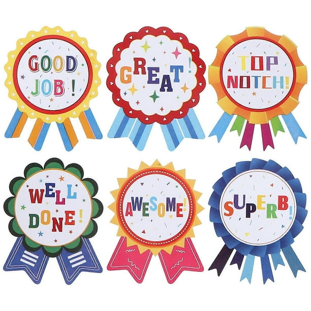 100pcs Reward Stickers Badge Incentive Teacher Stickers Classroom Motivational Tags for Kids Kindergarten School Teacher Supplies