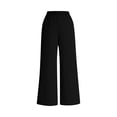 thumbnail image 6 of Sweatpants for Women Drawstring High Waist Baggy Wide Leg Sweatpant Womens Casual Solid Plus Size Loose Fits Workout Gym Joggers Pants with Pockets, 6 of 7