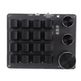 thumbnail image 1 of Programmable Macro Keypad, Portable 16 Key Keyboard Red Switch with 3 Modes, 3 Knobs for Office Game Music, 1 of 7